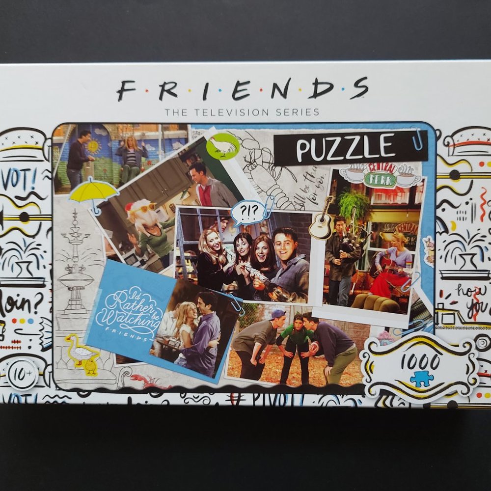 🍁 4/$28 - "Friends" 1000 Piece Jigsaw Puzzle (2 missing pieces)